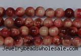 CMJ554 15.5 inches 4mm round rainbow jade beads wholesale