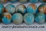 CMJ579 15.5 inches 12mm round rainbow jade beads wholesale