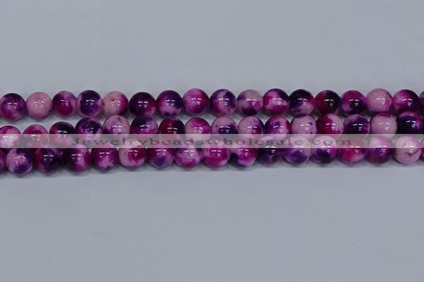 CMJ586 15.5 inches 12mm round rainbow jade beads wholesale