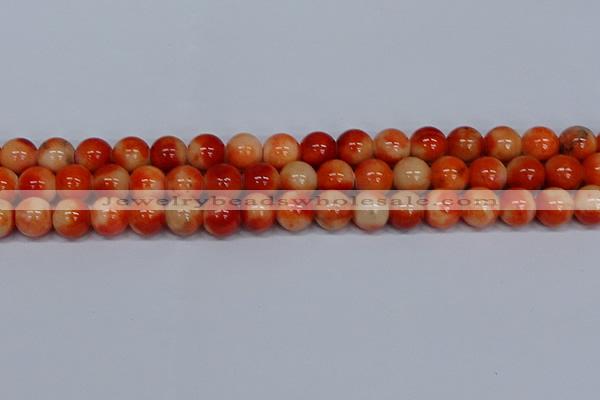 CMJ607 15.5 inches 12mm round rainbow jade beads wholesale