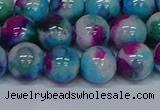 CMJ614 15.5 inches 12mm round rainbow jade beads wholesale