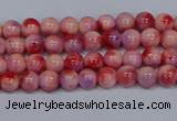 CMJ617 15.5 inches 4mm round rainbow jade beads wholesale