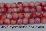 CMJ618 15.5 inches 6mm round rainbow jade beads wholesale