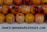 CMJ648 15.5 inches 10mm round rainbow jade beads wholesale