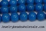 CMJ66 15.5 inches 8mm round Mashan jade beads wholesale