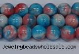 CMJ661 15.5 inches 8mm round rainbow jade beads wholesale