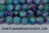 CMJ688 15.5 inches 6mm round rainbow jade beads wholesale