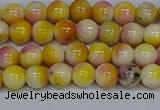 CMJ695 15.5 inches 6mm round rainbow jade beads wholesale