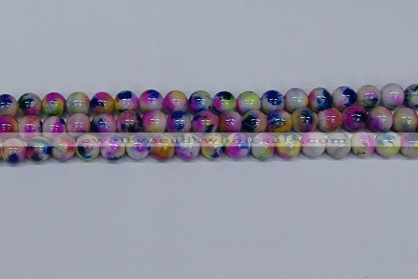 CMJ712 15.5 inches 12mm round rainbow jade beads wholesale