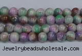 CMJ715 15.5 inches 4mm round rainbow jade beads wholesale