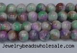 CMJ716 15.5 inches 6mm round rainbow jade beads wholesale