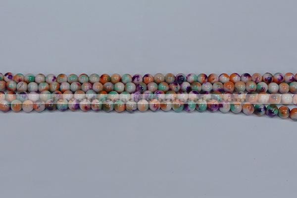 CMJ723 15.5 inches 6mm round rainbow jade beads wholesale