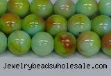 CMJ739 15.5 inches 10mm round rainbow jade beads wholesale