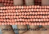 CMJ825 15.5 inches 4mm round matte Mashan jade beads wholesale