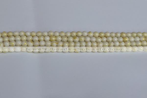 CMJ900 15.5 inches 4mm round Mashan jade beads wholesale