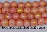 CMJ910 15.5 inches 4mm round Mashan jade beads wholesale