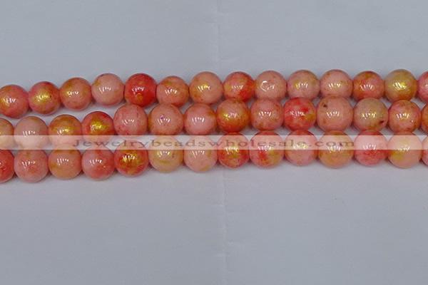 CMJ913 15.5 inches 10mm round Mashan jade beads wholesale