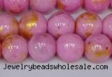 CMJ917 15.5 inches 8mm round Mashan jade beads wholesale