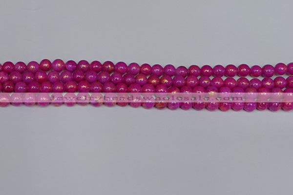CMJ925 15.5 inches 4mm round Mashan jade beads wholesale