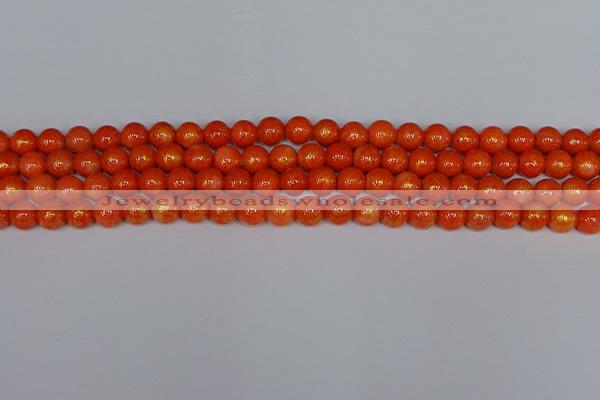 CMJ930 15.5 inches 4mm round Mashan jade beads wholesale
