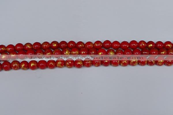 CMJ936 15.5 inches 6mm round Mashan jade beads wholesale