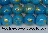 CMJ952 15.5 inches 8mm round Mashan jade beads wholesale