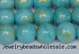 CMJ967 15.5 inches 8mm round Mashan jade beads wholesale