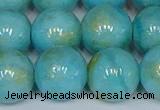 CMJ969 15.5 inches 12mm round Mashan jade beads wholesale