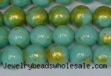 CMJ971 15.5 inches 6mm round Mashan jade beads wholesale