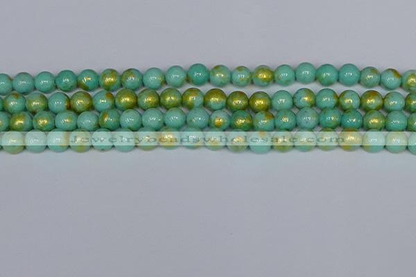 CMJ971 15.5 inches 6mm round Mashan jade beads wholesale