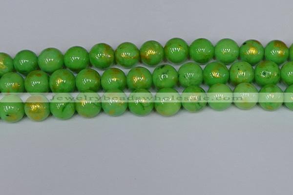 CMJ979 15.5 inches 12mm round Mashan jade beads wholesale