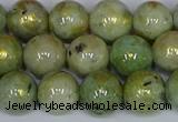 CMJ982 15.5 inches 8mm round Mashan jade beads wholesale