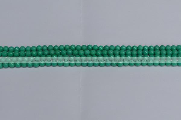 CMJ99 15.5 inches 4mm round Mashan jade beads wholesale