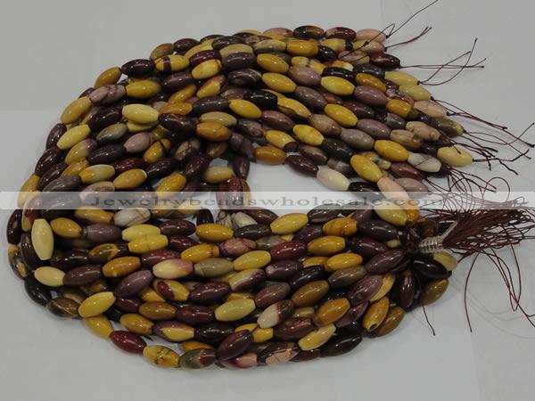 CMK66 15.5 inches 10*20mm rice mookaite gemstone beads wholesale