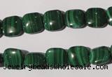 CMN293 15.5 inches 10*10mm square natural malachite beads wholesale