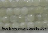 CMS1041 15.5 inches 6mm faceted round A grade white moonstone beads