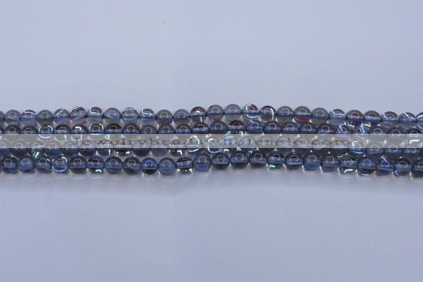 CMS1511 15.5 inches 6mm round synthetic moonstone beads wholesale
