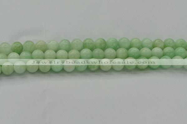 CMS412 15.5 inches 8mm round green moonstone beads wholesale