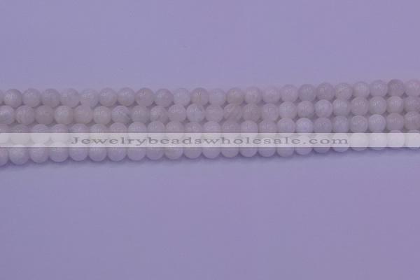 CMS641 15.5 inches 6mm round white moonstone beads wholesale