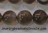 CMS854 15.5 inches 12mm round natural black moonstone beads