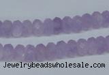 CNA427 4*8mm faceted rondelle natural lavender amethyst beads