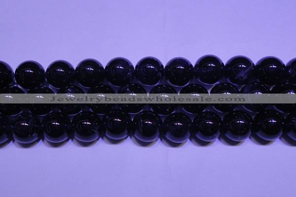 CNA566 15.5 inches 16mm round AA grade natural dark amethyst beads