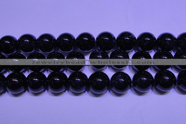 CNA577 15.5 inches 18mm round AAA grade natural dark amethyst beads