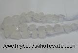 CNG3015 15.5 inches 15*20mm - 22*30mm nuggets white crystal beads