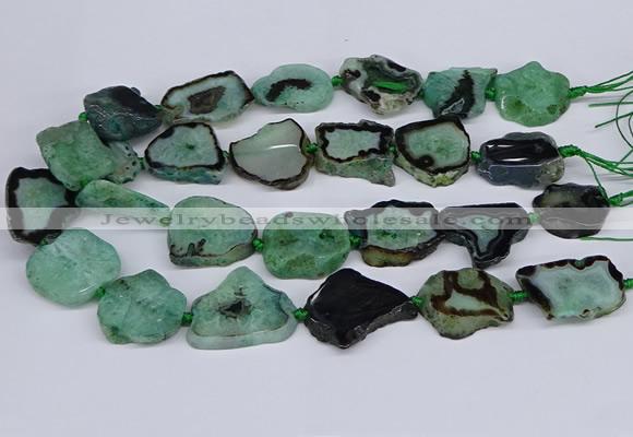 CNG3171 15.5 inches 15*20mm - 25*30mm freeform druzy agate beads