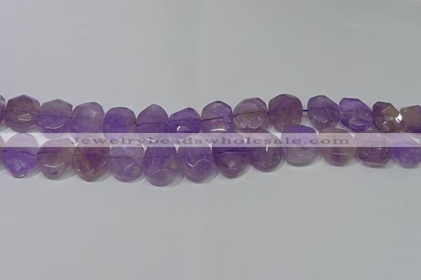 CNG5131 15.5 inches 15*18mm - 15*20mm faceted freeform ametrine beads