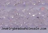 CNG5471 15.5 inches 6mm faceted nuggets white crystal beads