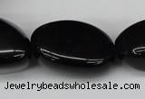 CNG55 15.5 inches 10*12mm - 20*35mm nuggets black agate beads
