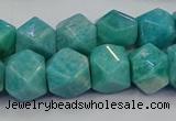 CNG5841 15.5 inches 10*12mm - 12*14mm faceted nuggets amazonite beads