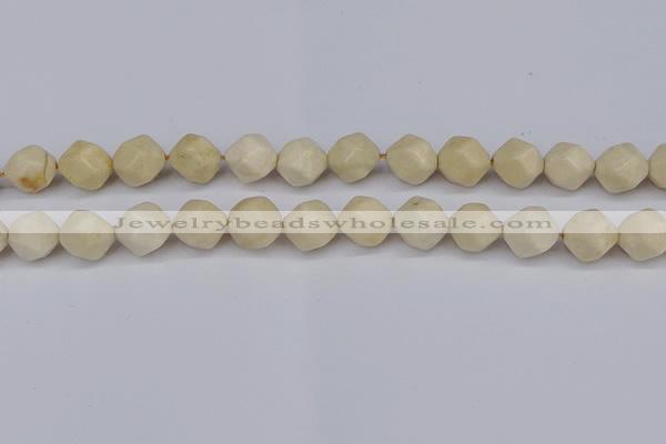 CNG6122 15.5 inches 8mm faceted nuggets jasper beads